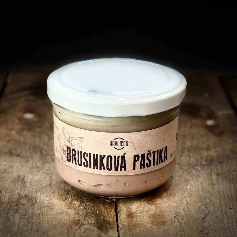 Brusinková paštika 262g