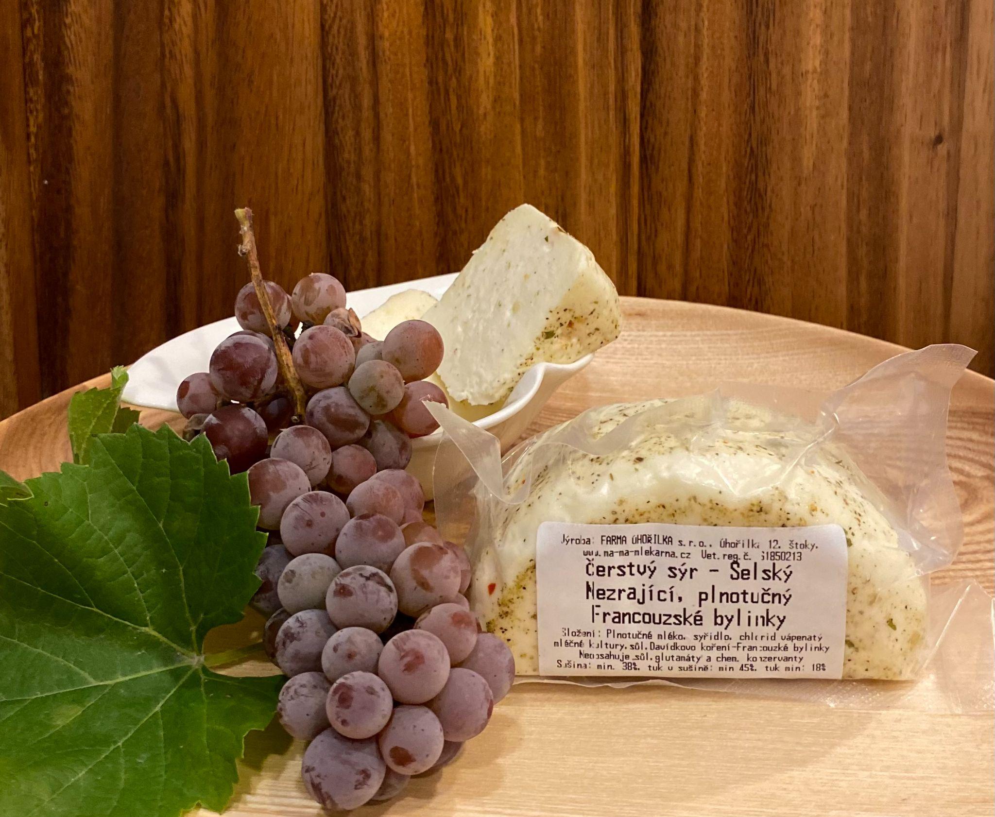 Sýr nezrající francouzké bylinky  150g