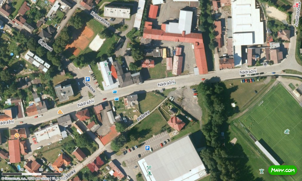 Farmářská tržnice 24/7 - mapka